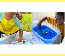 Load image into Gallery viewer, Hide Away Helper Sensory Bin - Complete Learning Toy Kit for Kids | 26 tools included