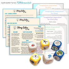 Load image into Gallery viewer, Bedtime & Imagination Story Cubes for Children 3 to 7+