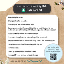 Load image into Gallery viewer, Kids First Aid Care Kit Go Bag
