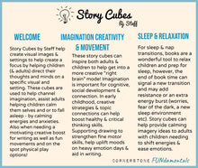 Load image into Gallery viewer, Bedtime &amp; Imagination Story Cubes for Children 3 to 7+

