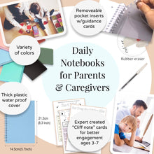 Load image into Gallery viewer, Parent & Caregiver Notebook & 16 Guidance Cards | “The Daily Saves” Notebook