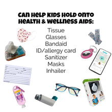 Load image into Gallery viewer, Clip on waist bag filled w/ essentials & toys for kids, toddlers and children | Black Colorful Space Galaxy Stocket Pocket