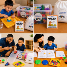 Load image into Gallery viewer, Hide Away Helper™ Communication Kit + Children’s Guide Book Bundle | 30 items included
