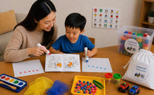 Load image into Gallery viewer, Hide Away Helper™ Communication Kit + Children’s Guide Book Bundle | 30 items included
