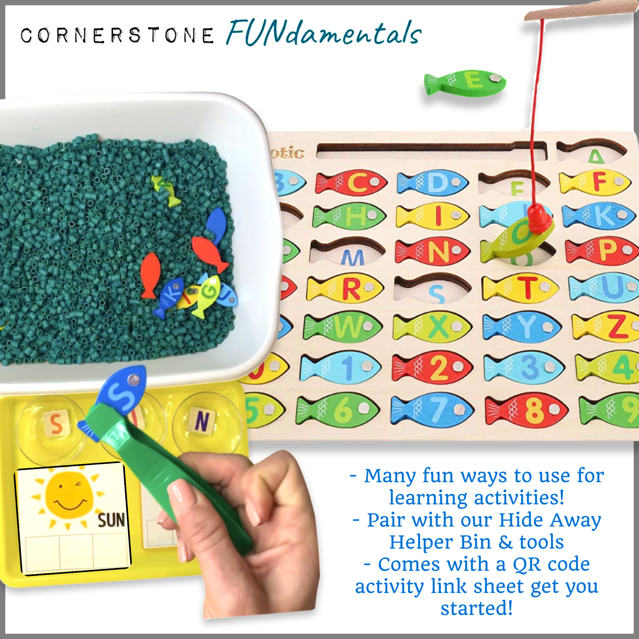 Educational Fishing Game for Kids  Learning Games for Children –  Cornerstone FUNdamentals