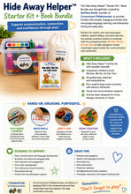 Load image into Gallery viewer, Hide Away Helper™ Communication Kit + Children’s Guide Book Bundle | 30 items included
